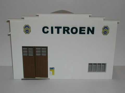 diorama garage station service maquette miniature 1/43°