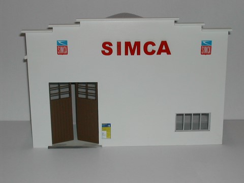 diorama garage station service maquette miniature 1/43°