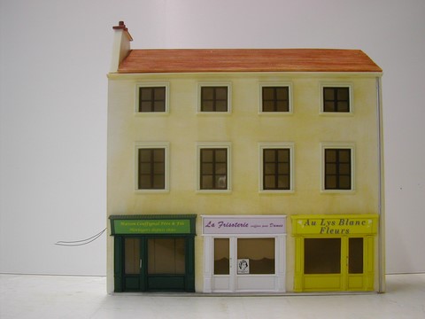 décors diorama dioramas maison maisons vitrine vitrines 1/43°