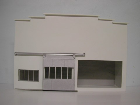 diorama garage station service maquette miniature 1/43°