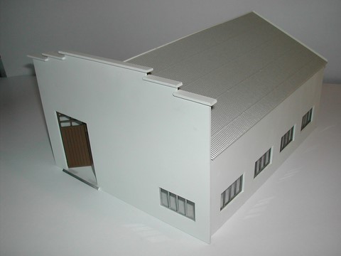 diorama garage station service maquette miniature 1/43°