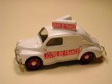 renault 4cv miniature jour de france  publicitaire 1/43°