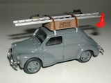 renault 4cv miniature ramonage  publicitaire 1/43°