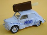 renault 4cv miniature miko  publicitaire 1/43°