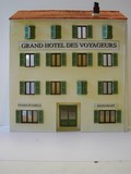 hotel décors diorama dioramas maison maisons vitrine vitrines 1/43°