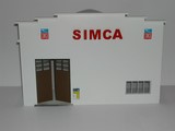 diorama garage station service maquette miniature 1/43°