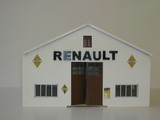 diorama garage station service maquette miniature 1/43°