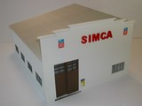 diorama garage station service maquette miniature 1/43°