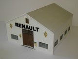 diorama garage station service maquette miniature 1/43°