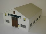 diorama garage station service maquette miniature 1/43°