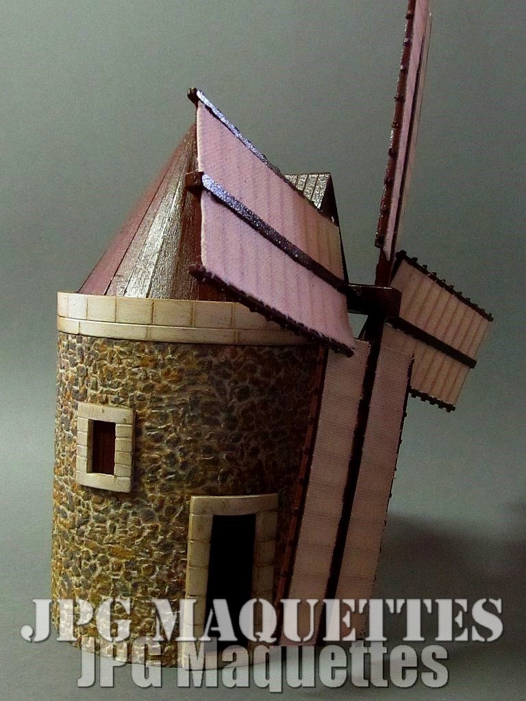 Moulin à vent pour crèche: pale et moteur 3W