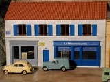    librairie poissonnerie décors diorama dioramas maison maisons vitrine vitrines 1/43°